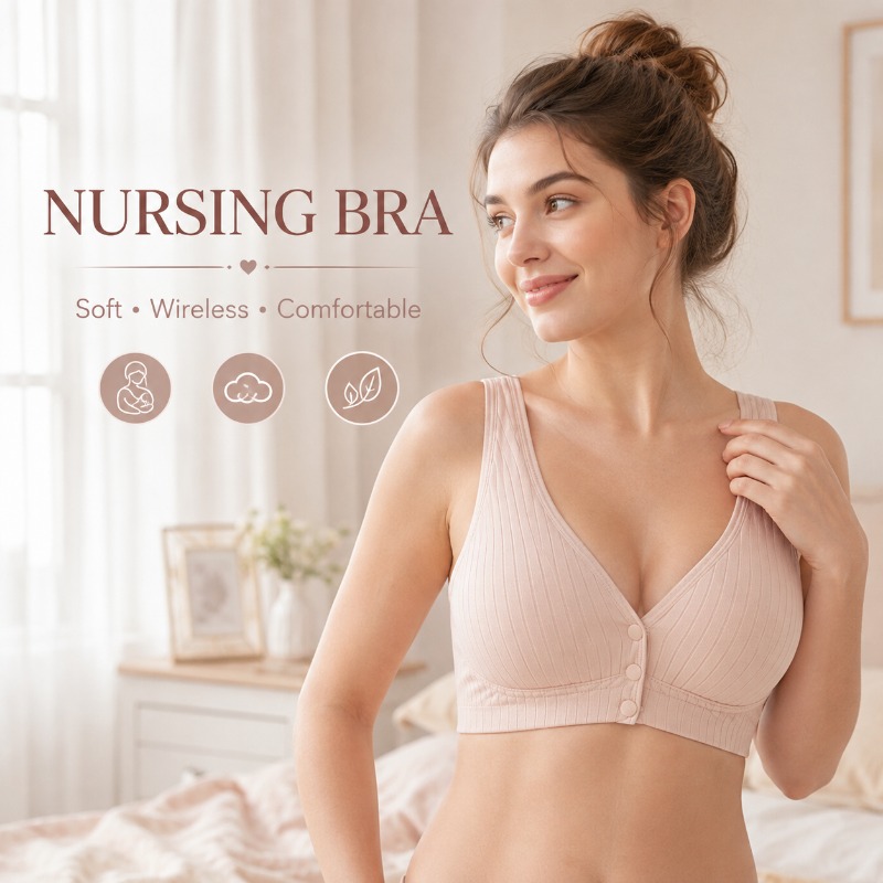 Bra Menyusui Wanita, Bra Hamil - Nursing Bra Sleep ulasan dan harga
