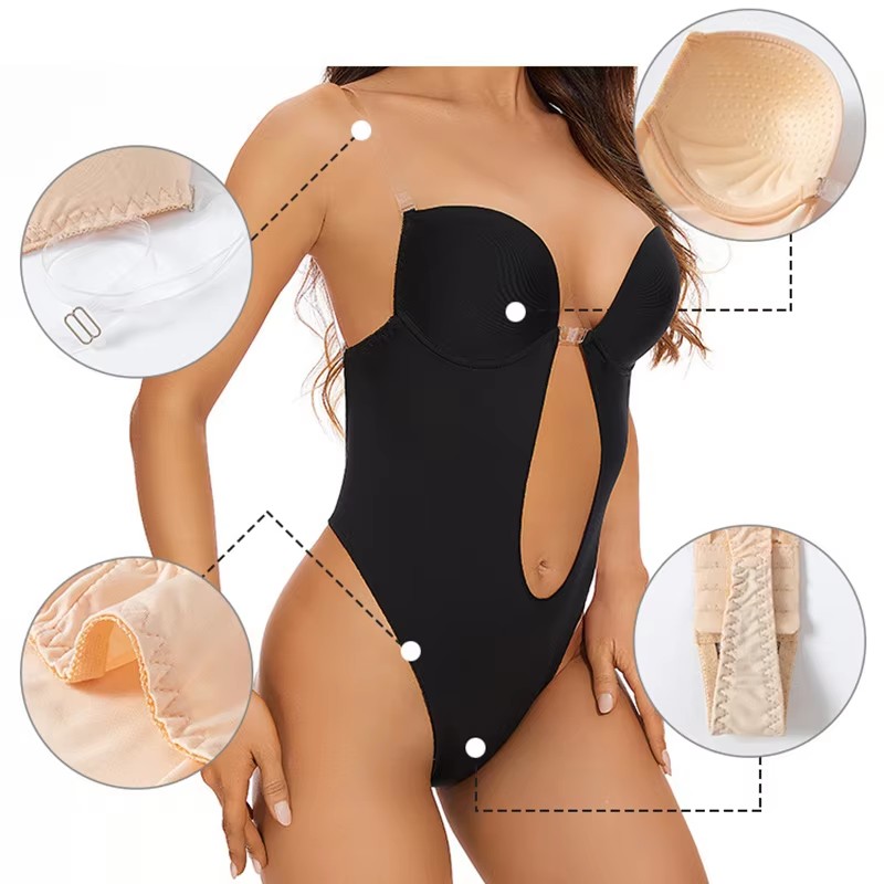 Bra Pembentuk Tubuh Tanpa Tali - Shapewear Bodysuit Firm ulasan dan harga